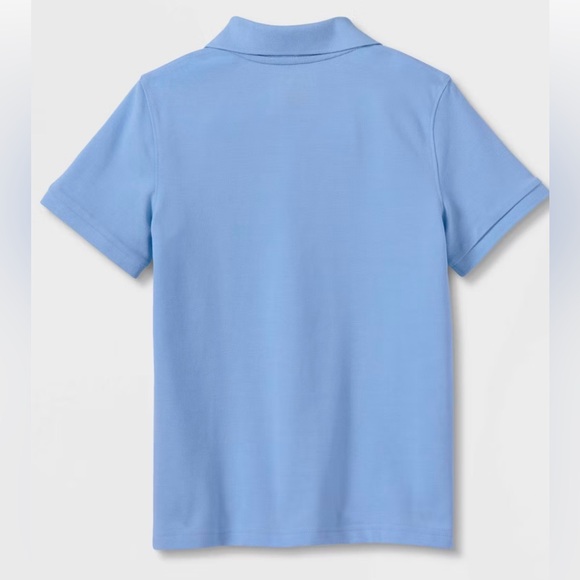 Cat & Jack Polo Blue Short Sleeve Shirt - Picture 3 of 7